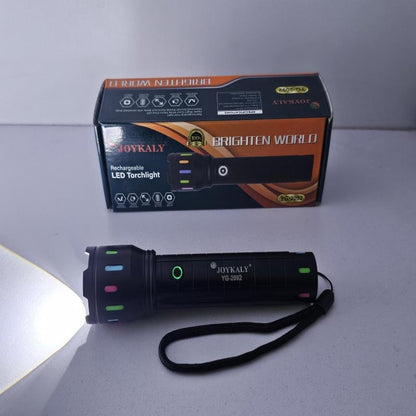 Joykali YG-2091 Rechargeable LED Torch Light – Super Bright Flashlight