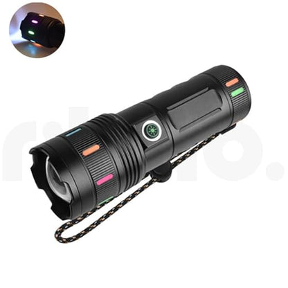 Sanford Super Bright Flashlight 40000mAh – White Laser LED Rechargeable Torch
