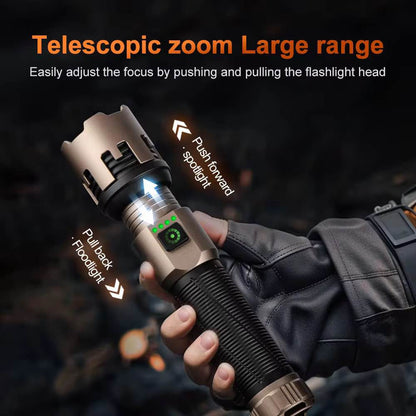 ONESUN 50W Strong Flashlight – Powerful LED Rechargeable Torch